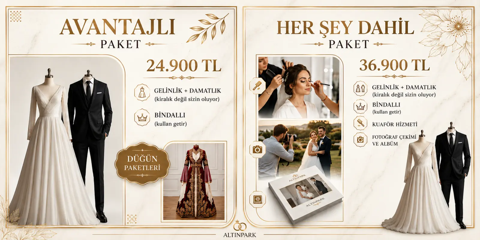 Altınpark düğün kampanyaları
